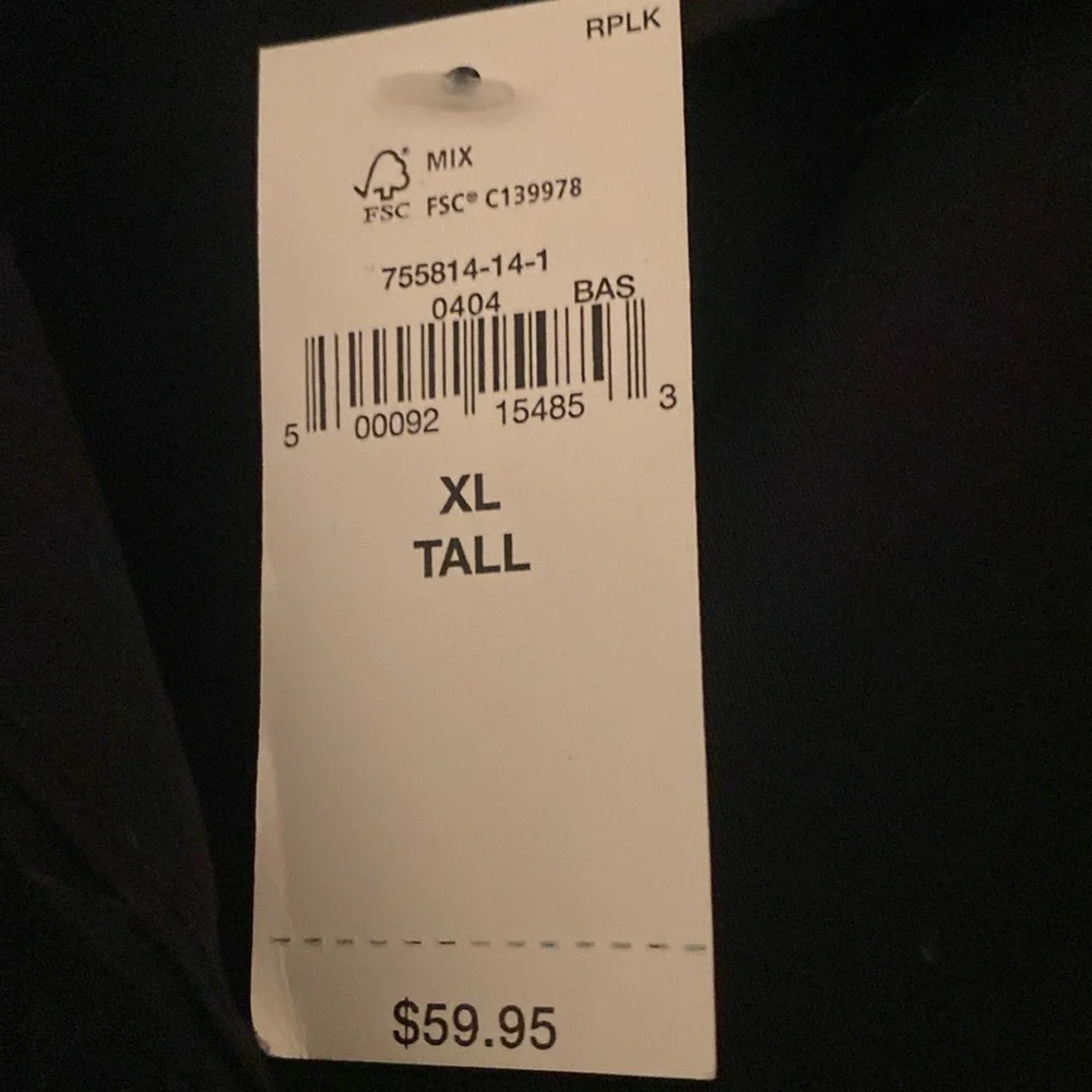 Gap The Big Shirt NWT XL Tall - Picture 3 of 3
